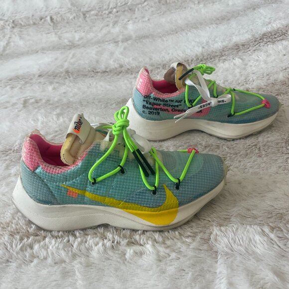 Nike Womens Vapor Street x Off-White in "Polarized Blue" size 7.5 - Picture 3 of 8